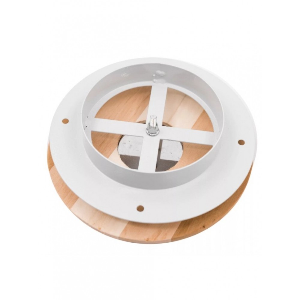 Вентиляционная заглушка "Alder Wood" D125 ольха  Вентиляционная заглушка "Alder Wood" D125 ольха