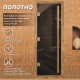 Дверь Премьер 60G  Графит с профилем под золото