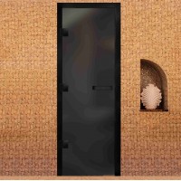 Дверь Престиж 60G Бронза матовое АРТА с черным профилем