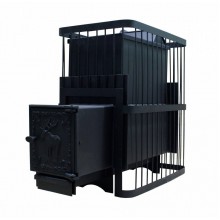 Печь банная ComfortProm закрытая каменка сталь 8 мм, до 20м³