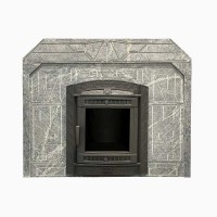Портал для печи «Атмосфера L, XL, XXL» Талькохлорит Узор №7