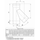 Ferrum GS тройник-К 135° (430/0,5мм) Ф100