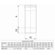 Ferrum GS дымоход 0,5 м (430/0,5мм) Ф100