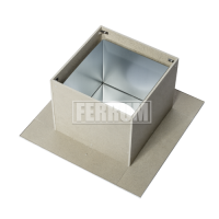 Ferrum потолочно проходной узел Н (430/0,5мм + минерит) max t=600° C Ф200