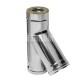 Ferrum GS сэндвич-тройник 135°(430/0,5мм + нерж.) Ф100х200