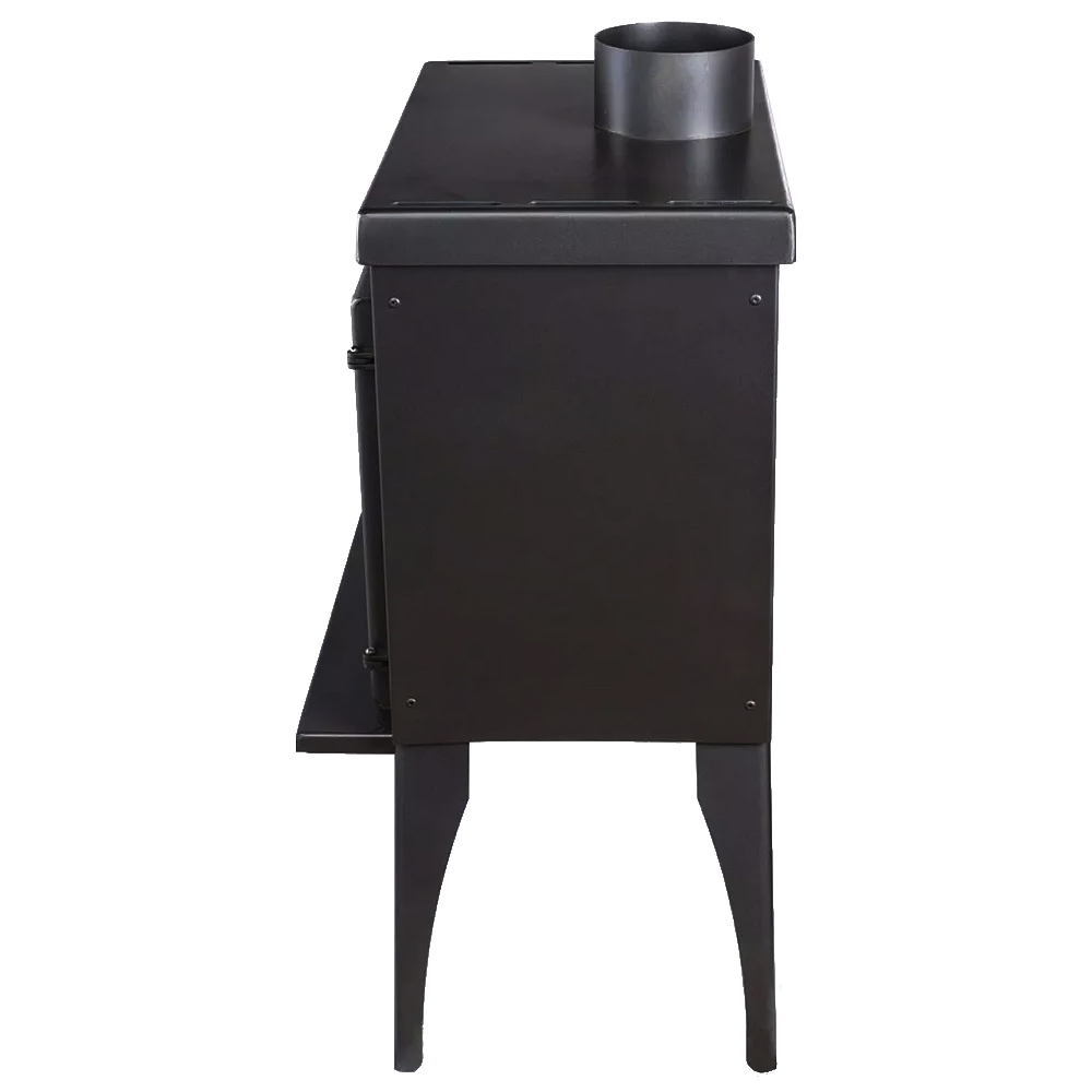 Печь-камин Афина Комфортс широкой топкой, отапливаемое помещение 70 – 140 м³