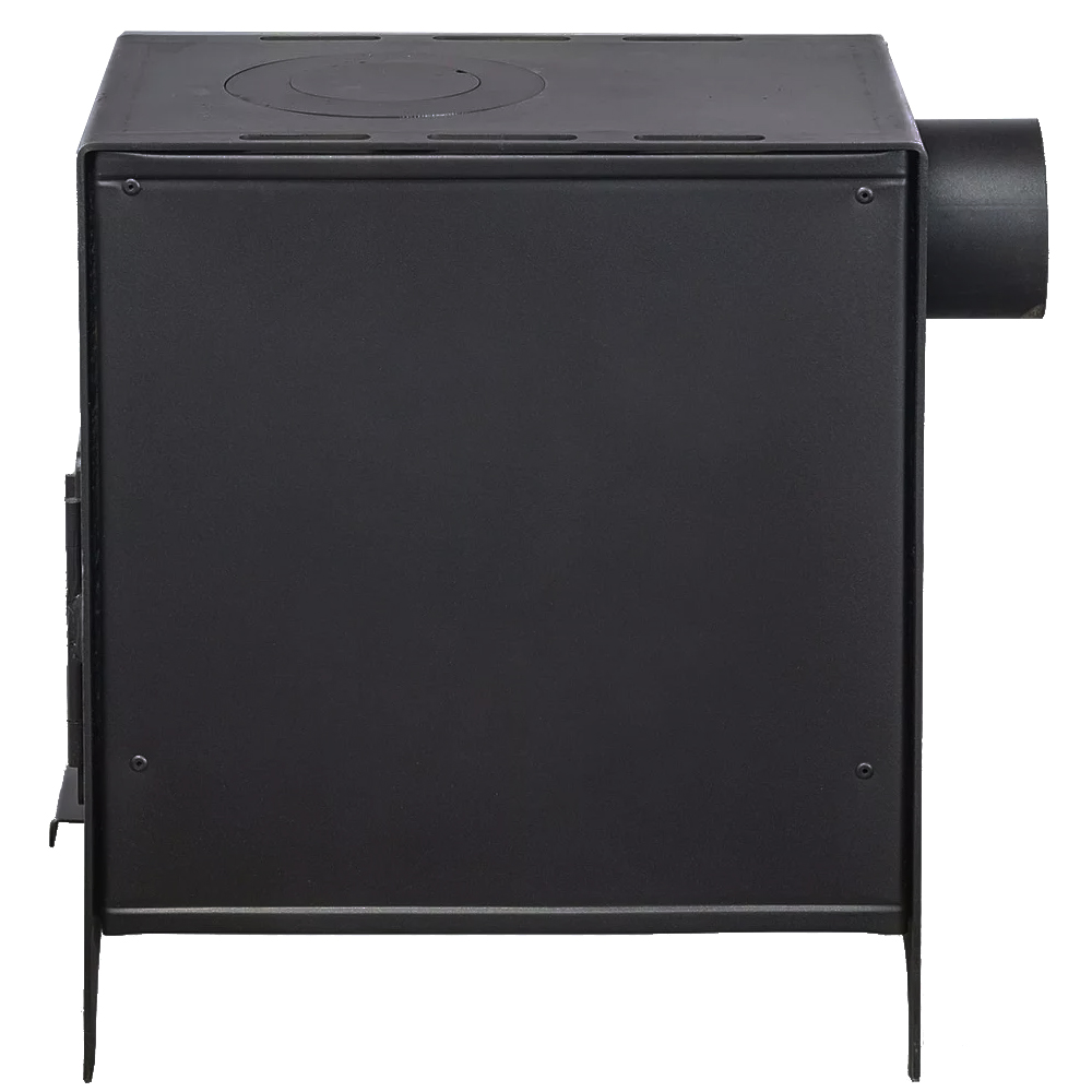 Отопительно-варочная печь Варвара Домовой с выходом дымохода сзади для помещения до 50 м³