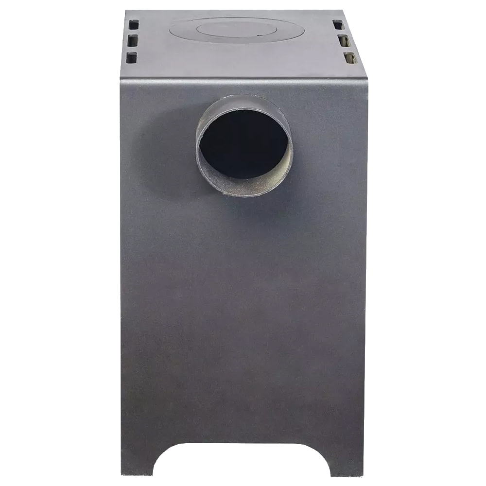 Отопительно-варочная печь Варвара Домовой с выходом дымохода сзади для помещения до 50 м³