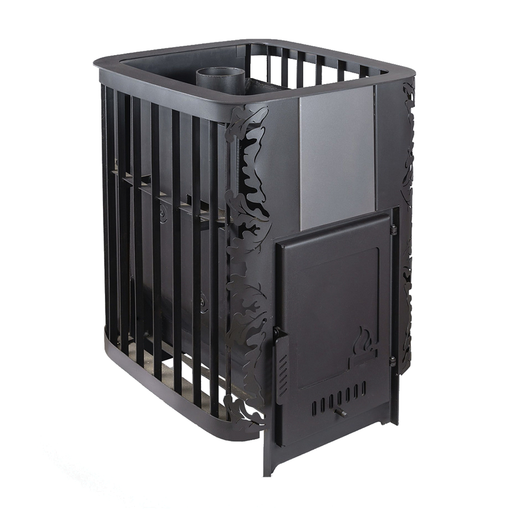 Печь для бани Варвара Каменка мини без выносной топки, дверка с заглушкой под стекло, парная 6 – 12 м³