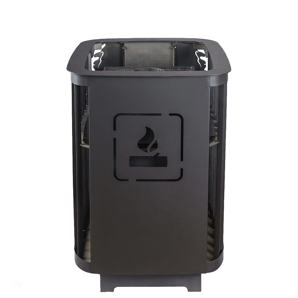 Печь для бани Варвара Каменка мини без выносной топки, дверка со стеклом, парная 6 – 12 м³