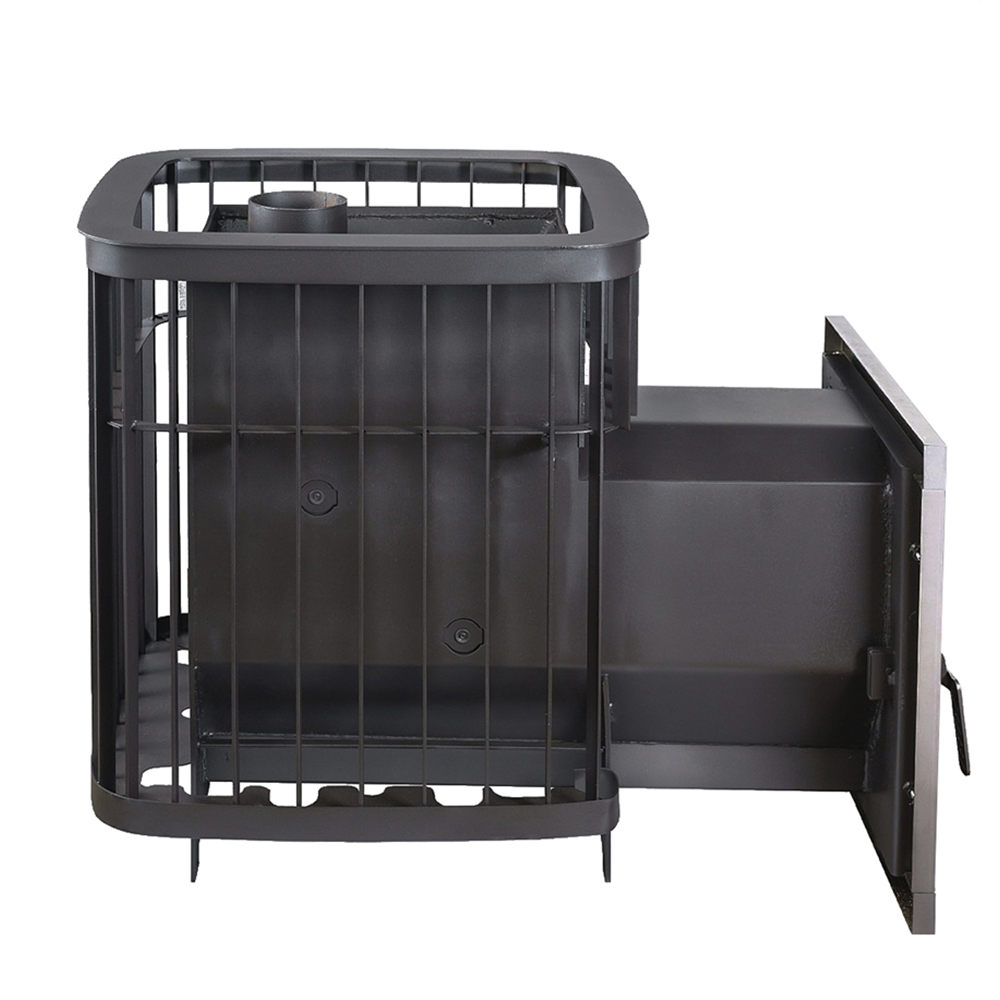 Печь для бани Варвара Каменка мини с выносной топкой 284 мм, парная 6 – 12 м³