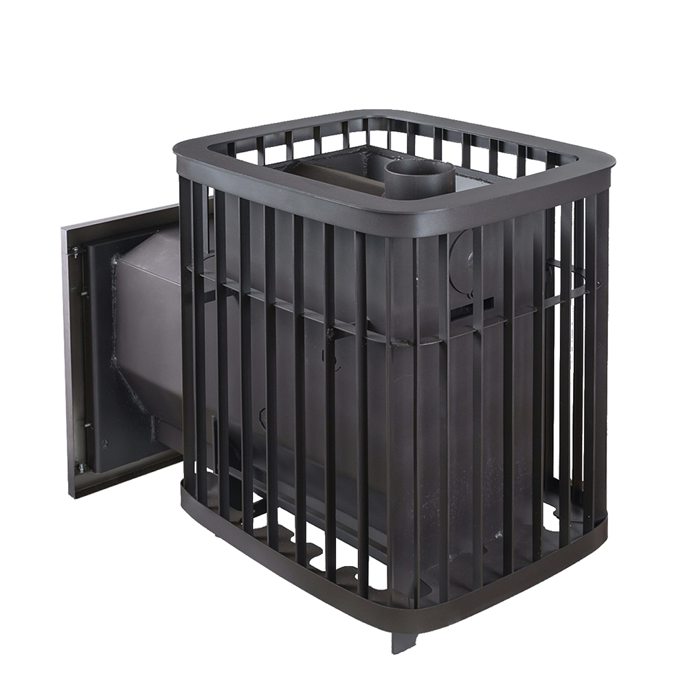 Печь для бани Варвара Каменка мини с выносной топкой 284 мм, парная 6 – 12 м³