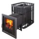 Печь для бани Варвара Каменка мини с выносной топкой 284 мм дверка со стеклом, парная 6 – 12 м³