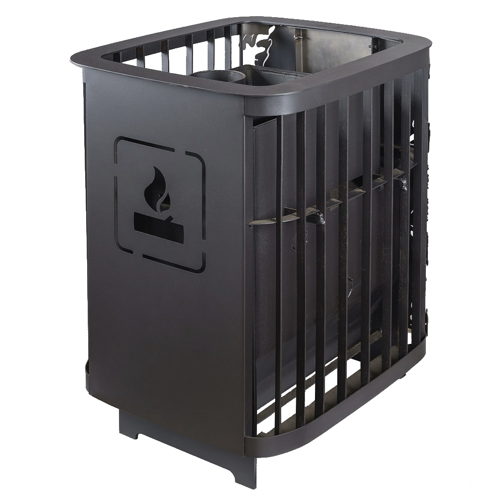 Печь для бани Варвара Каменка без выносной топки, дверка со стеклом, парная 12 – 24 м³