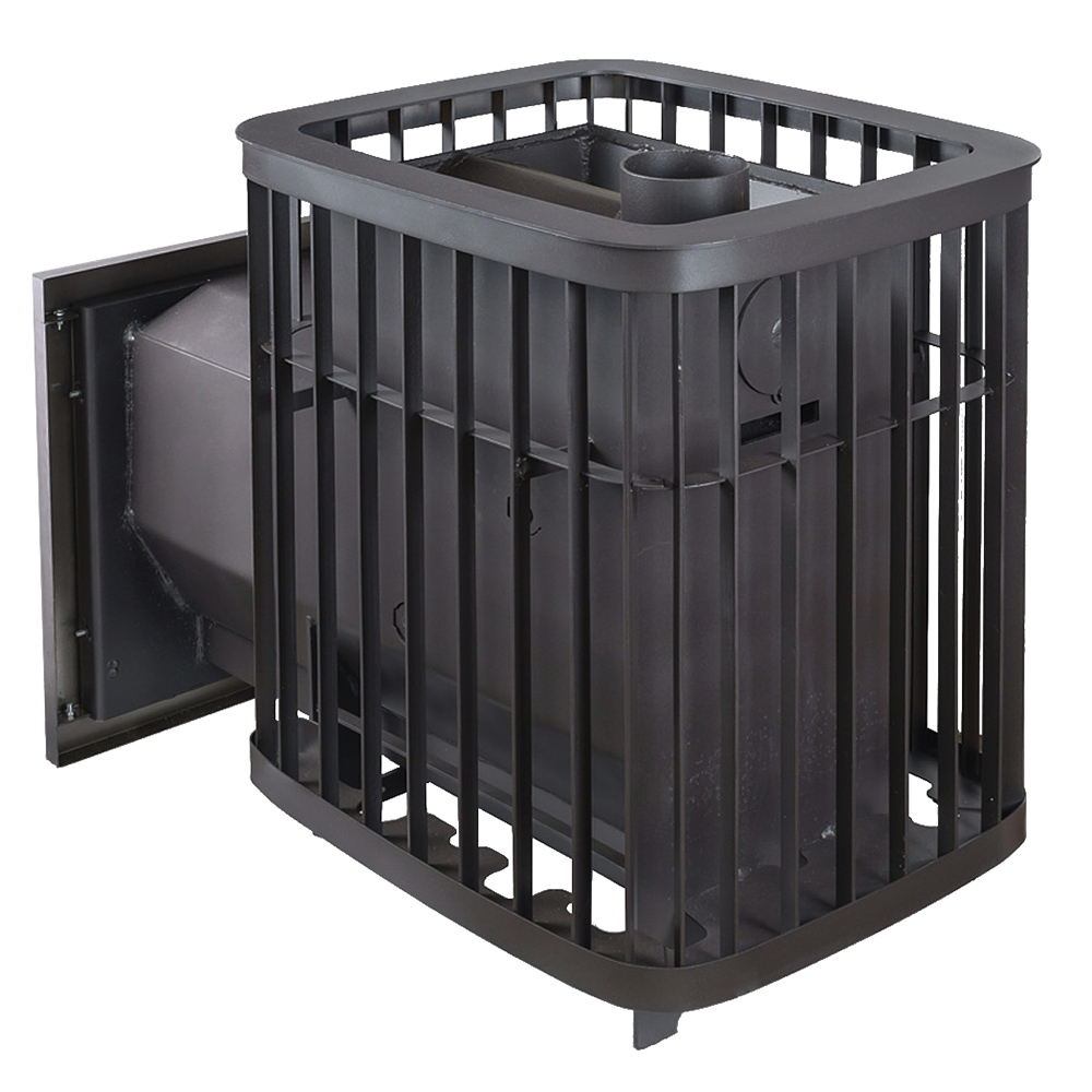 Печь для бани Варвара Каменка с выносной топкой 285 мм, парная 12 – 24 м³