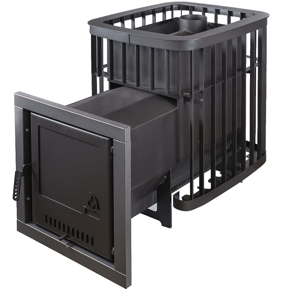 Печь для бани Варвара Каменка с выносной топкой 285 мм, парная 12 – 24 м³