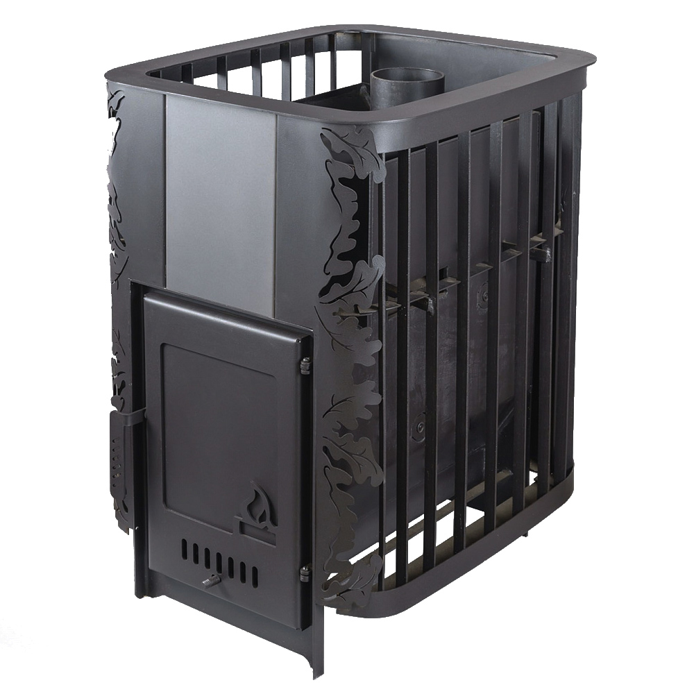 Печь для бани Варвара Каменка без выносной топки, дверка с заглушкой под стекло, парная 12 – 24 м³