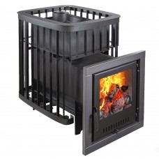 Печь-каменка Варвара Каменка со стеклом