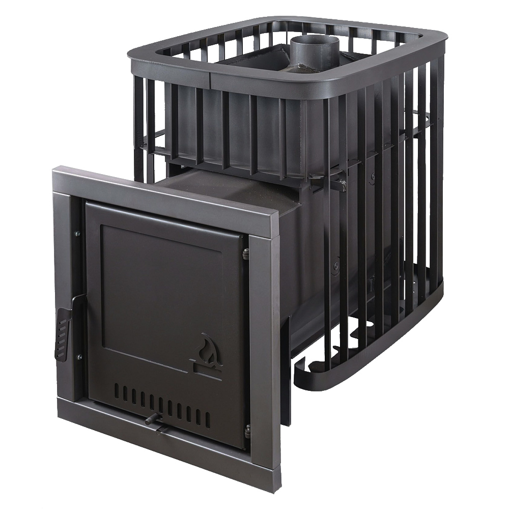 Печь для бани Варвара Каменка с выносной топкой 155 мм, парная 12 – 24 м³