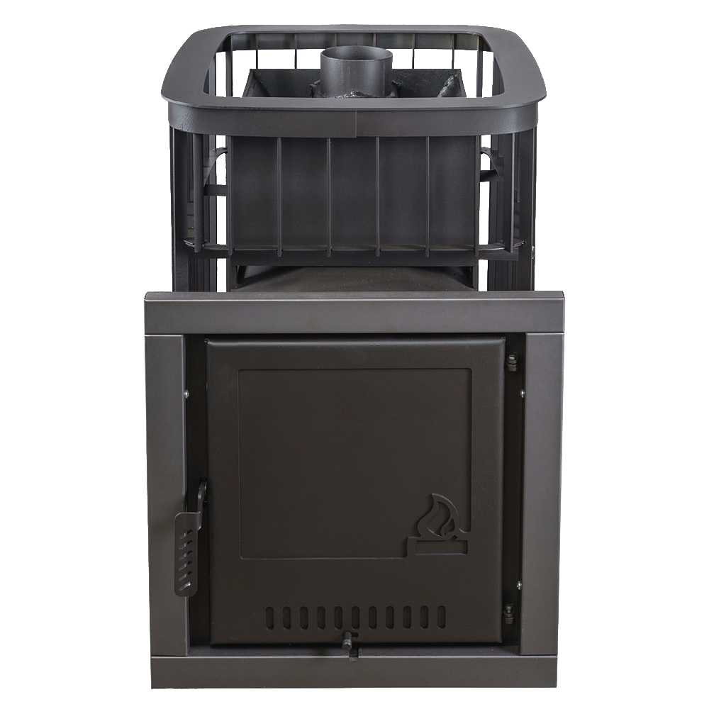 Печь для бани Варвара Каменка с выносной топкой 155 мм, парная 12 – 24 м³