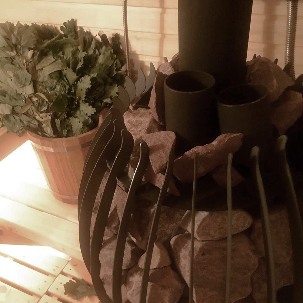 Печь для бани Варвара Меридиан без выносной топки парная 14 м³