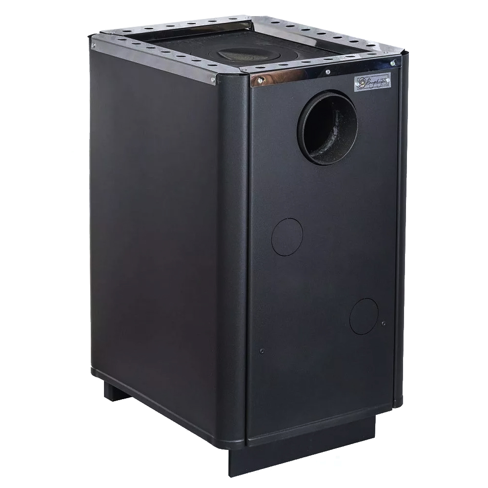 Отопительно-варочная печь Варвара Уют 1-конфорочная, дверка с заглушкой под стекло, до 100 м³