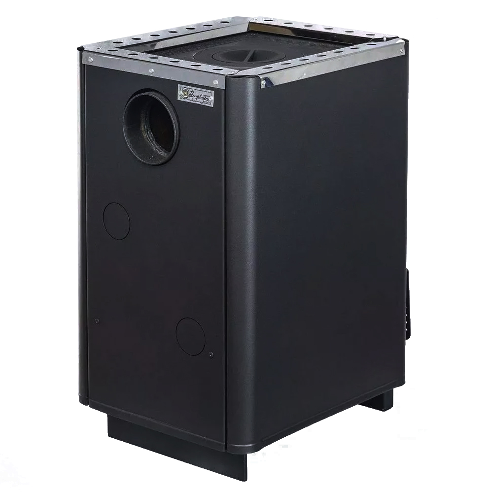 Отопительно-варочная печь Варвара Уют 1-конфорочная, дверка с заглушкой под стекло, до 100 м³