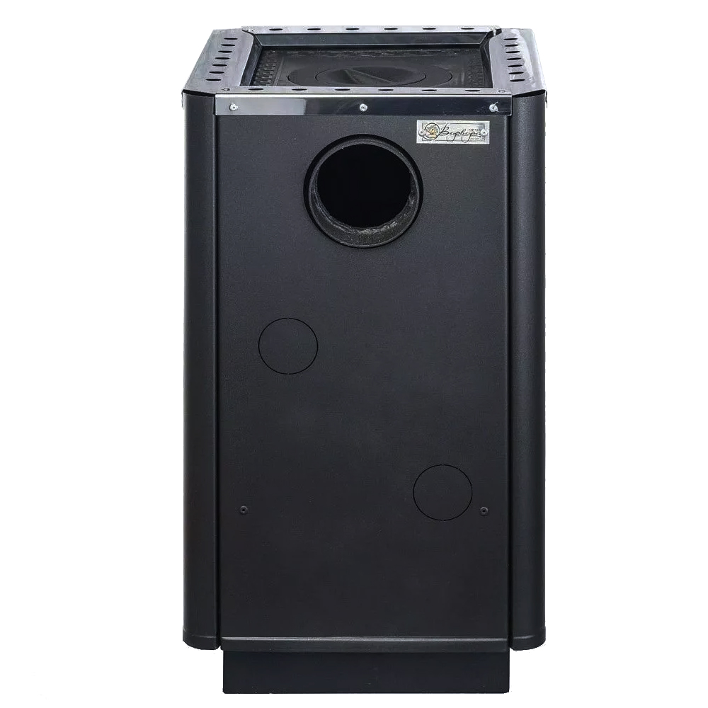 Отопительно-варочная печь Варвара Уют 1-конфорочная, дверка с заглушкой под стекло, до 100 м³