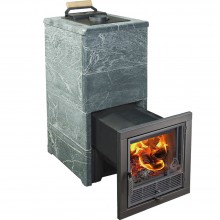 Печь для бани Варвара ТЕРМА Элегант Талькохлорит удлиненная топка