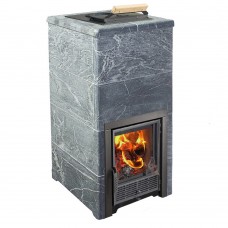 Печь для бани Варвара ТЕРМА Элегант Талькохлорит укороченная топка