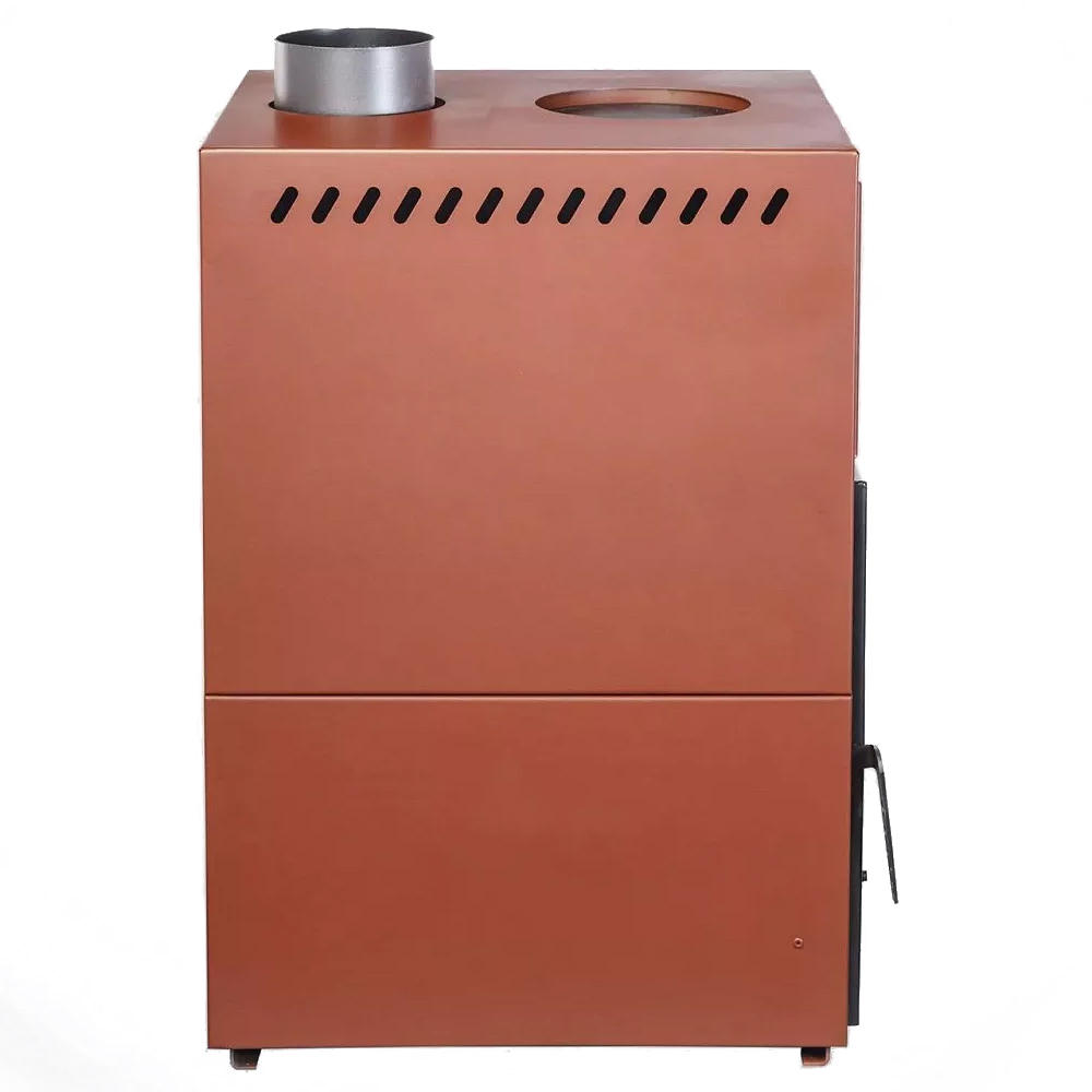 Печь-камин теплонакопительного типа Гармония 1309 терракот с варочной плитой