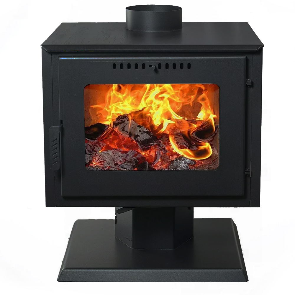 Печь-камин Гармония 807 черный с подставкой