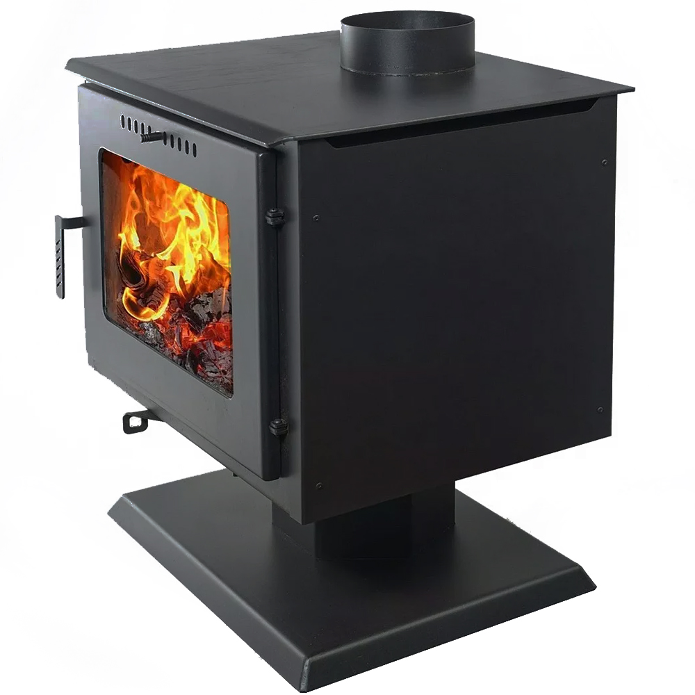 Печь-камин Гармония 807 черный с подставкой