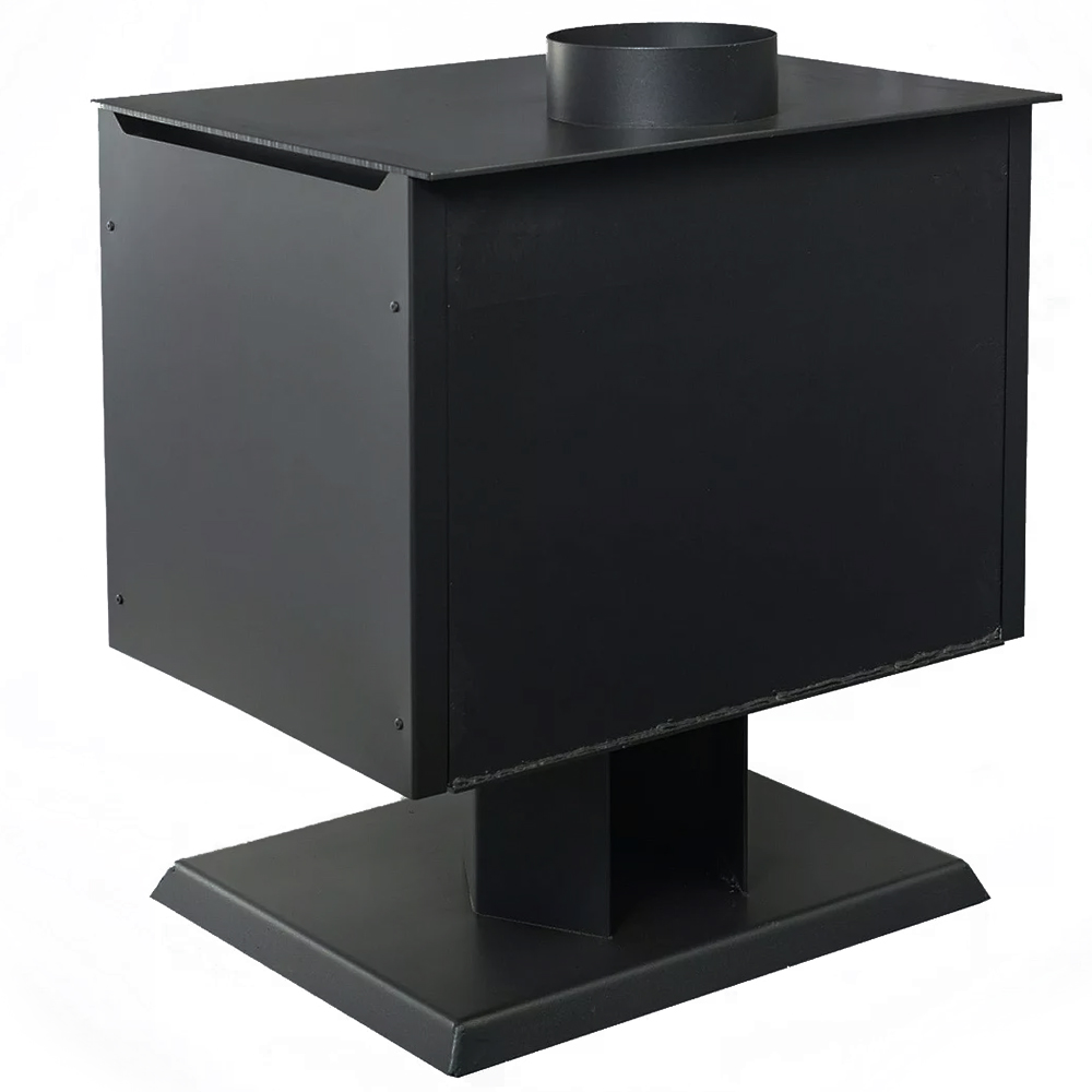 Печь-камин Гармония 807 черный с подставкой