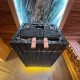 Многофункциональная паротермальная электрическая печь «ПАРиЖАР Футурус 2.0» 10 кВт в облицовке из натурального камня Талькохлорит с ПУ ВВД-11 ПРО в комплекте
