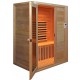 Двухместная кабина из кедра с карбоновыми излучателями