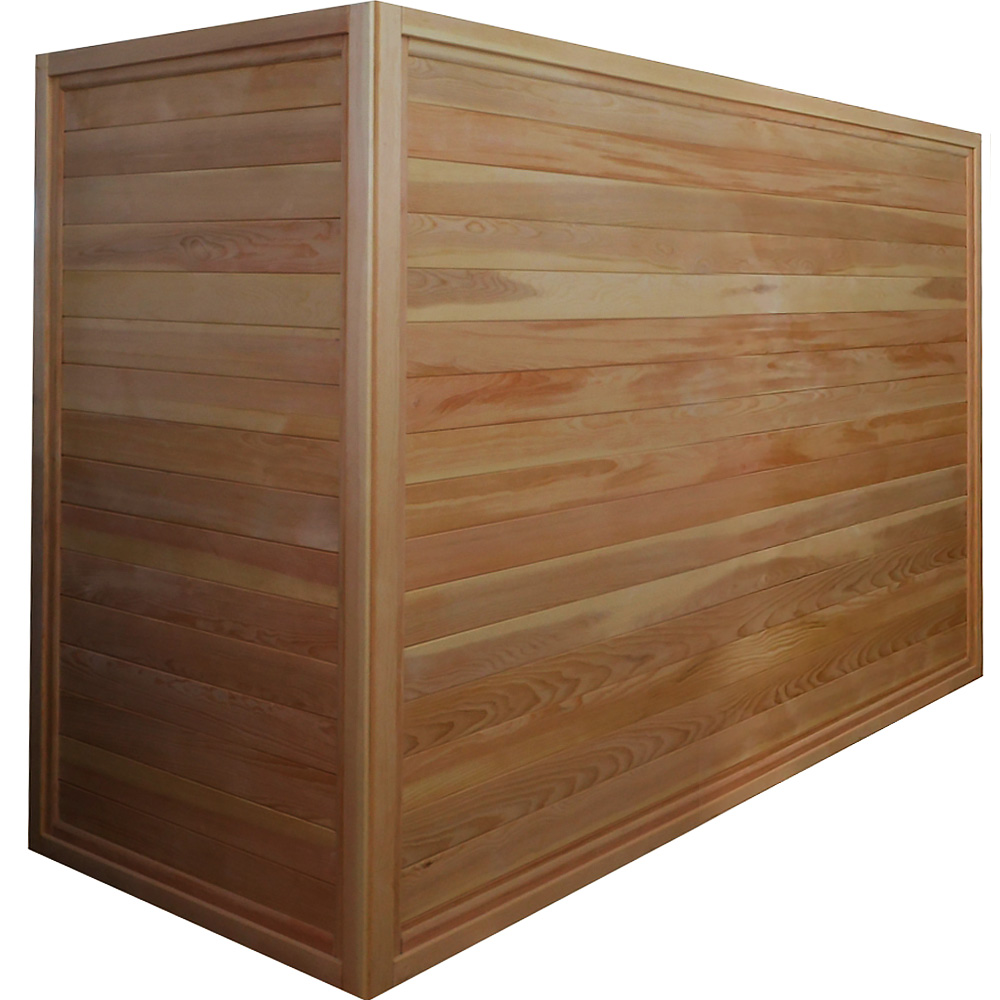 Четырехместная кабина из кедра с карбоновыми излучателями