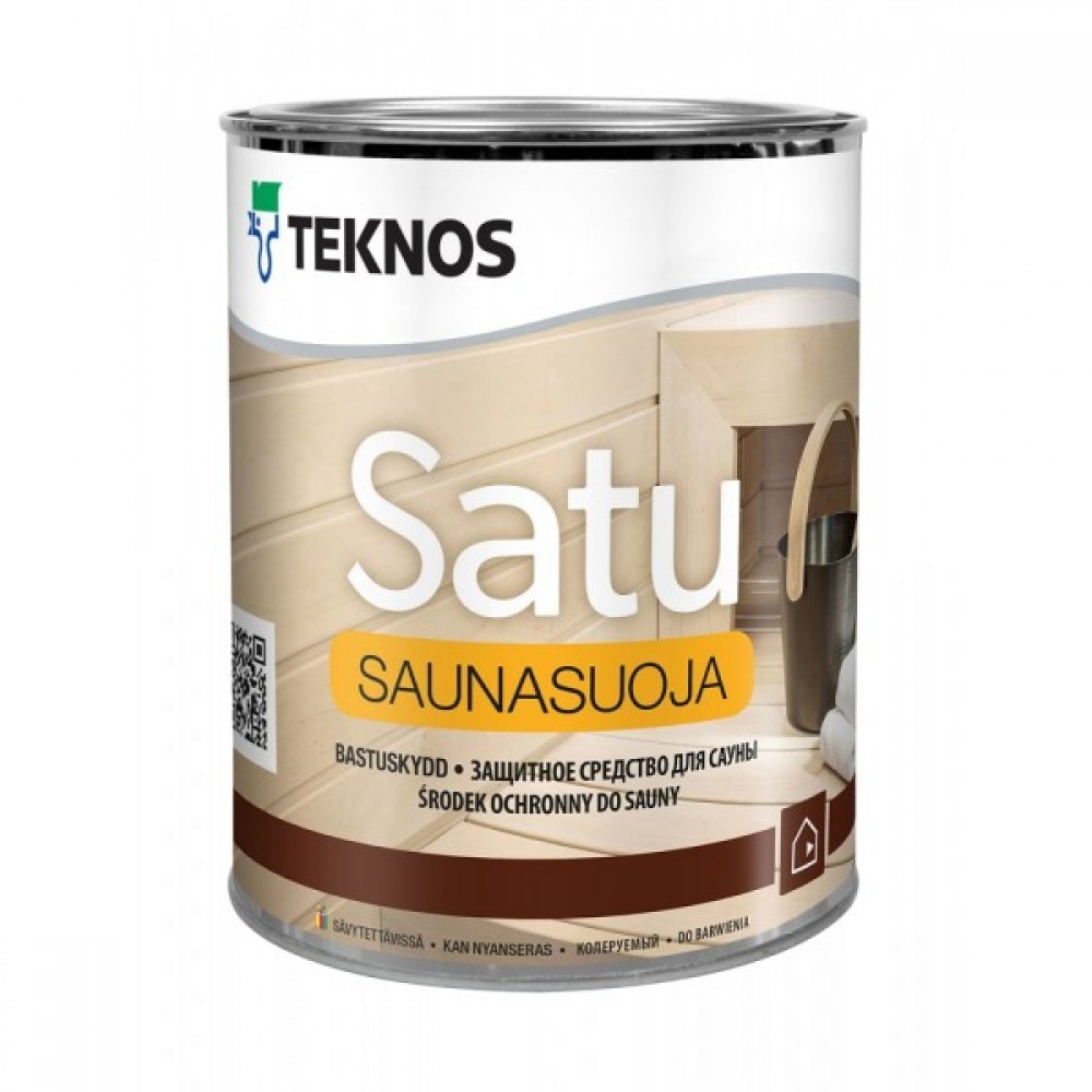 Пропитка для дерева Teknos SATU Saunasuoja 0,9 л