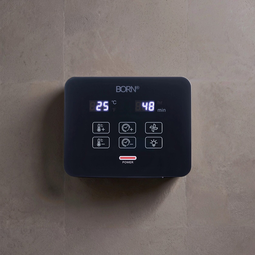 Сенсорный пульт управления BORN® CP 18 для электрических каменок до 18 кВт