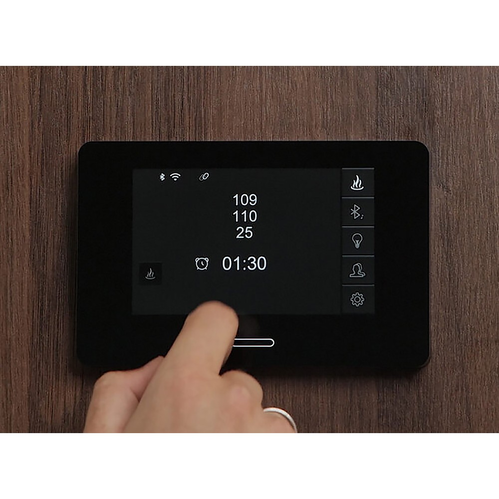 Сенсорный пульт управления с Wi-Fi BORN® TCP music с Wi-Fi для электрических каменок до 18 кВт