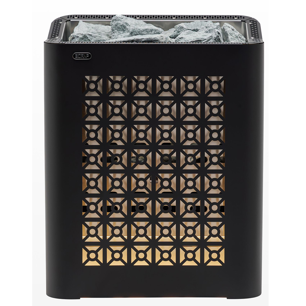 Электрическая печь BORN® fire Black, мощность 4,5 кВт для парной 3 — 6 м³ черная