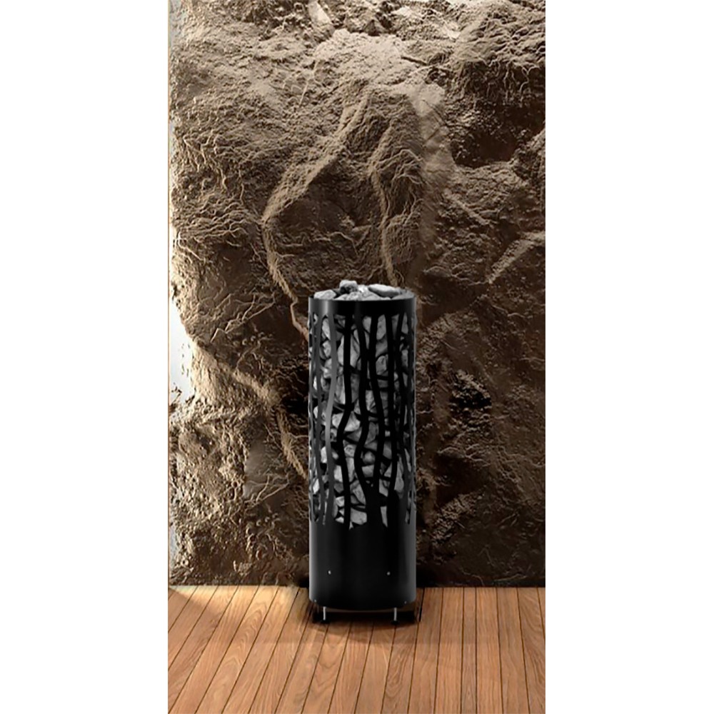 Электрическая печь BORN® rain Black, мощность 9 кВт для парной 8 — 14 м³