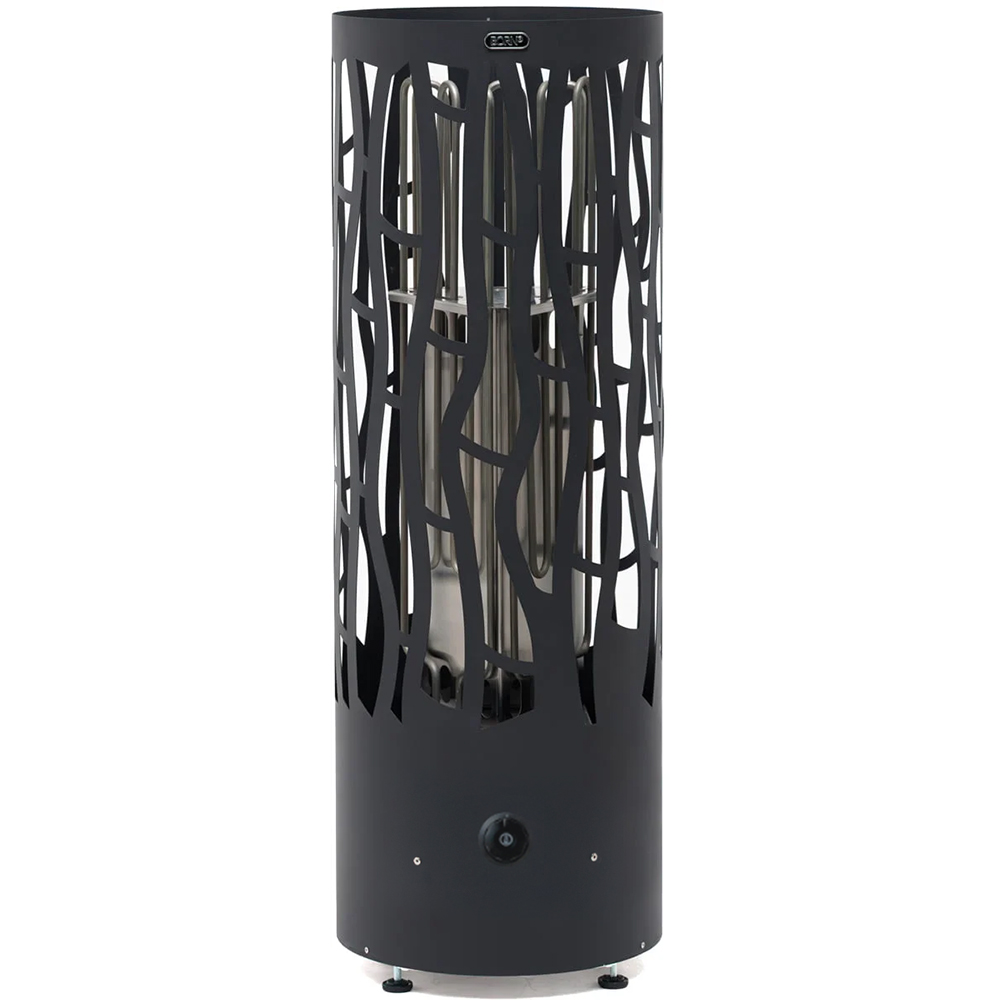 Электрическая печь BORN® rain Plus Black со встроенным пультом управления, мощность 6,8 кВт для парной 6 — 10 м³