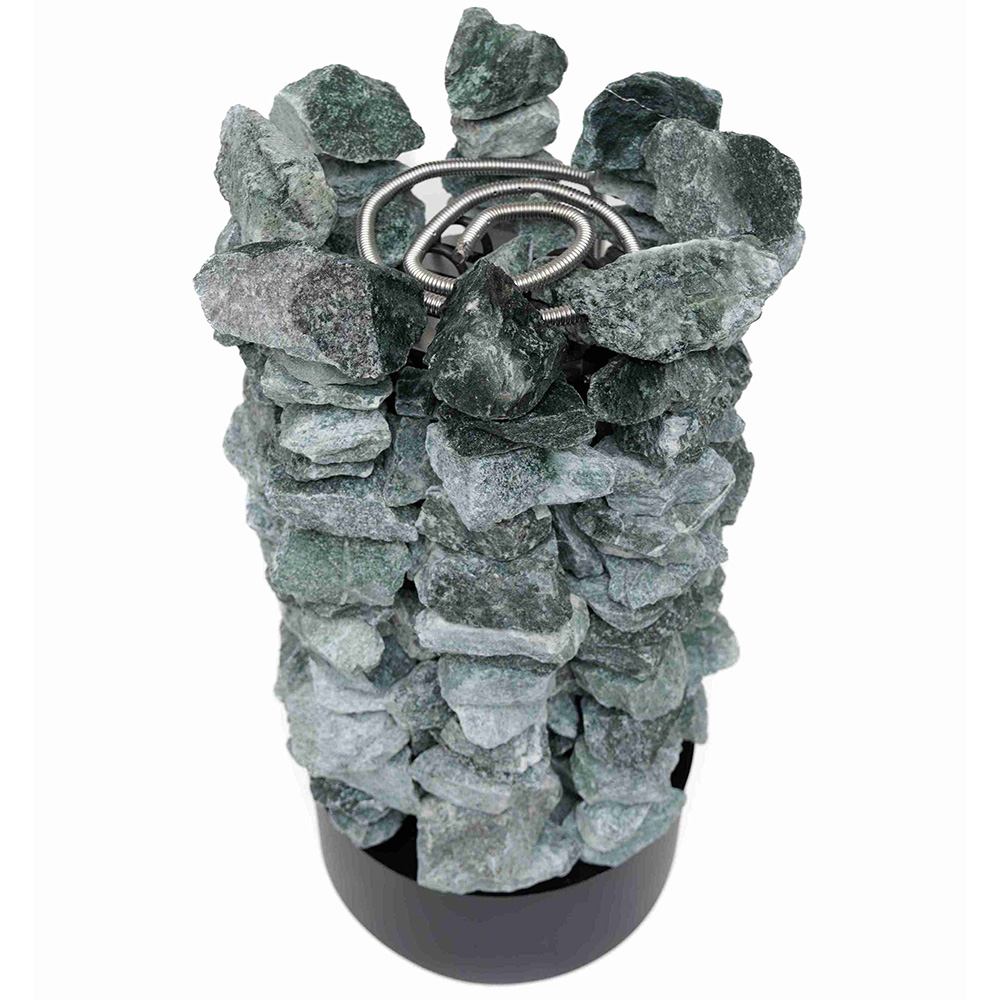 Электрическая печь BORN® rock, мощность 12 кВт для парной 10 — 25 м³ в комплекте  камнями (жадеит)