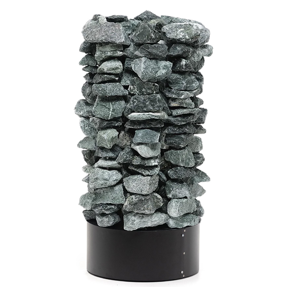 Электрическая печь BORN® rock, мощность 12 кВт для парной 10 — 25 м³ в комплекте  камнями (жадеит)