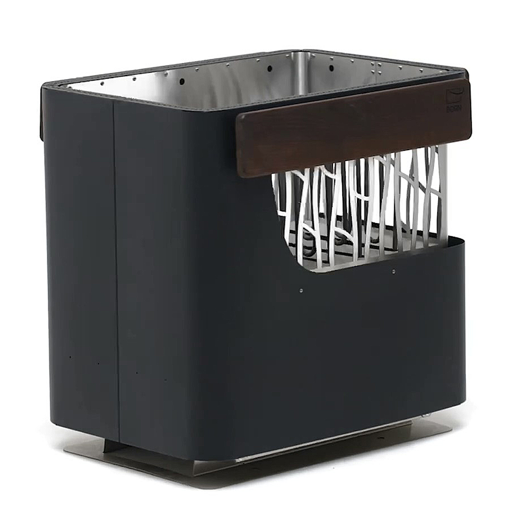 Электрическая печь BORN® stone Black, мощность 15 кВт для парной 14 — 24 м³