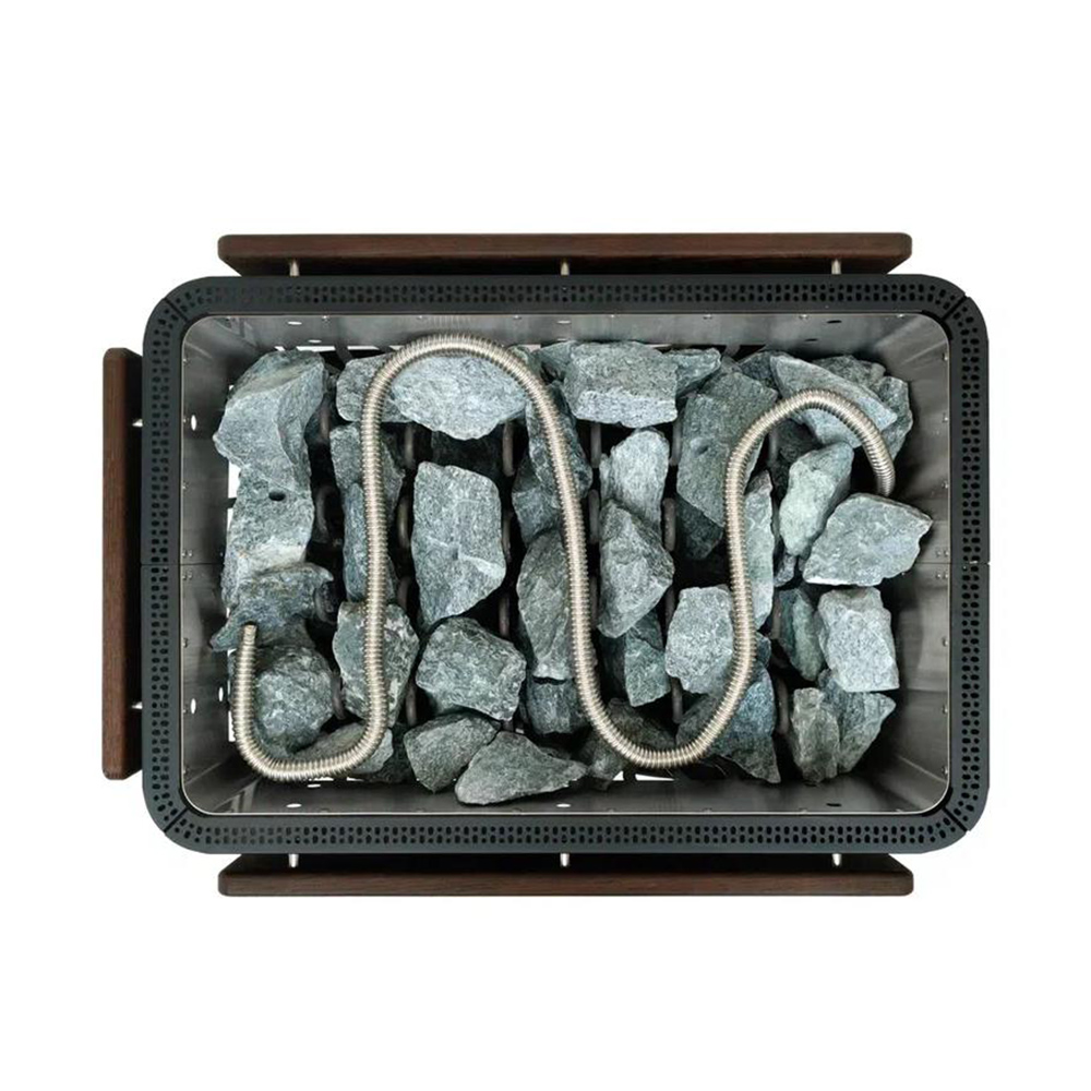 Электрическая печь BORN® stone Black, мощность 15 кВт для парной 14 — 24 м³