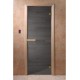 Дверь стеклянная DoorWood 700*1900 "Сумерки" стекло графит прозрачный 6 мм, коробка хвоя, деревянная ручка
