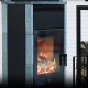 Печь-камин EASYSTEAM Montfort в кожухе из камня