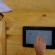 Электрическая печь VIVARTE в облицовке из природного камня Змеевик, мощность 9 кВт для парной 5 — 15 м³
